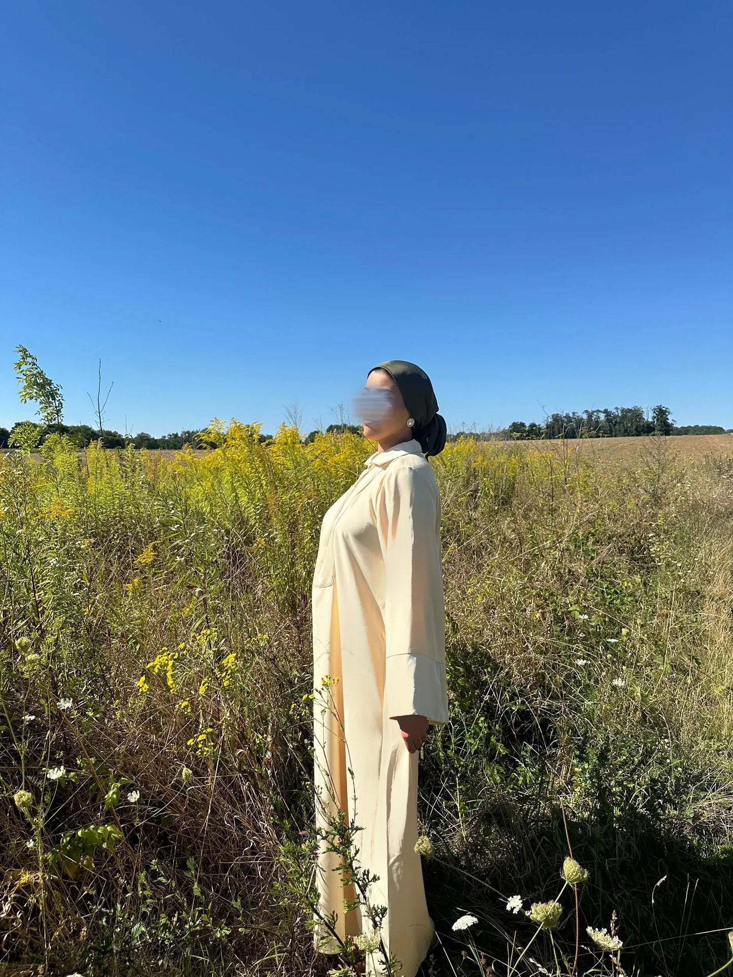 Robe Hayat Jaune Hnynnamodesty