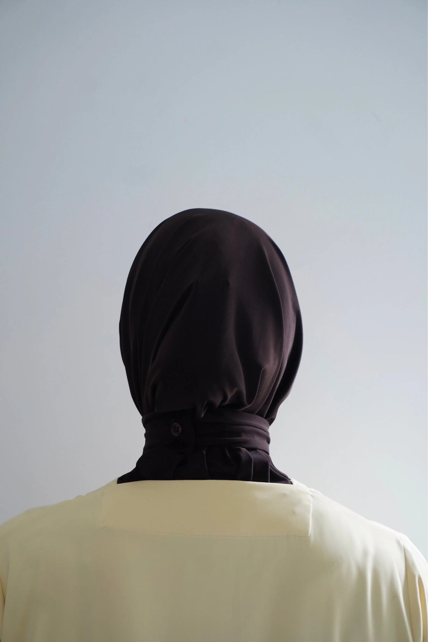 Hijab cagoule Marron – Léger, couvrant et confortable Hnynnamodesty