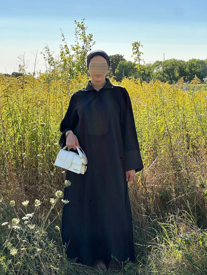 Robe Hayat Noir Hnynnamodesty