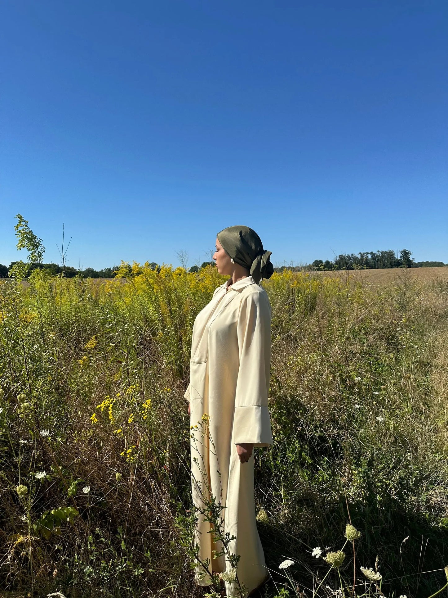 Robe Hayat Jaune Hnynnamodesty