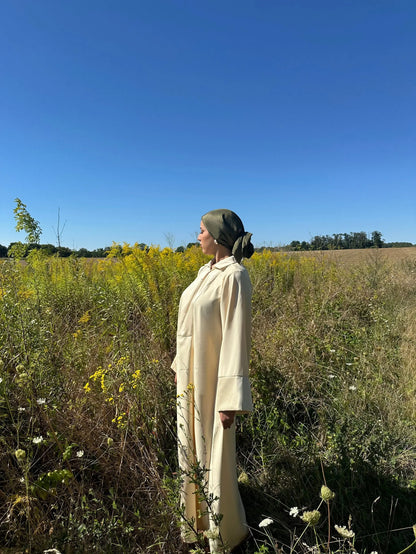 Robe Hayat Jaune Hnynnamodesty