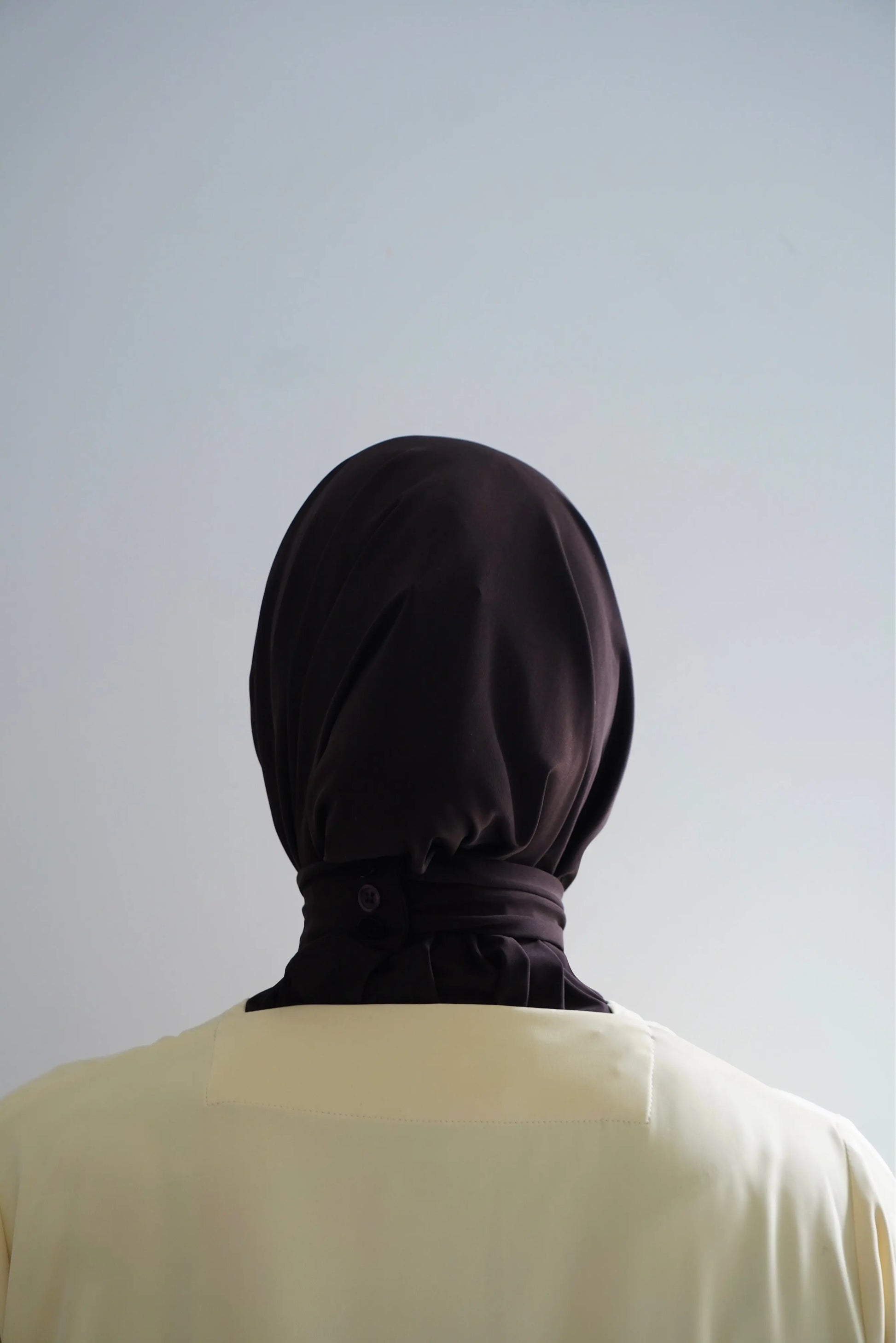 Hijab cagoule Marron – Léger, couvrant et confortable Hnynnamodesty
